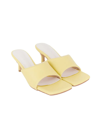 Square Toe Mule Sandals IS516