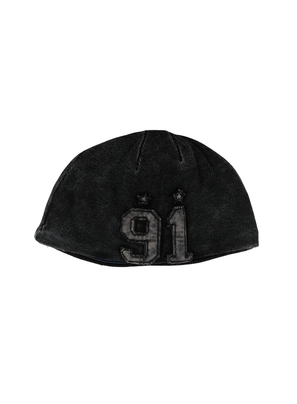Men's Washed Denim Ribbed Beanie ID511