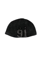 Men's Washed Denim Ribbed Beanie ID511