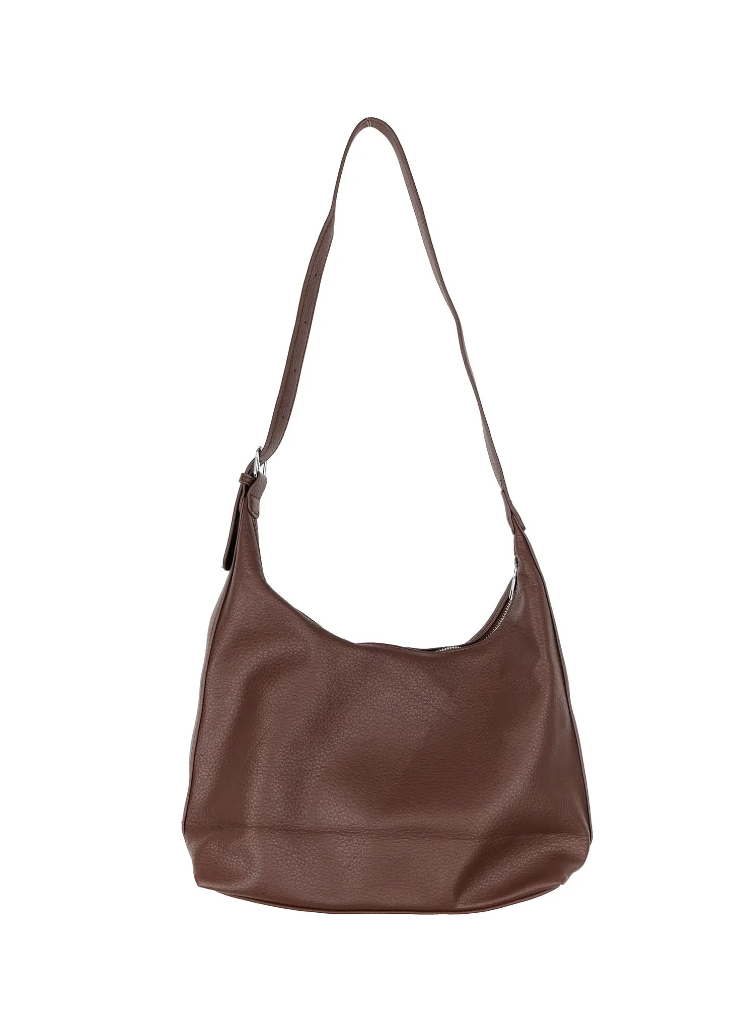 Classic Faux Leather Shoulder Bag IO502