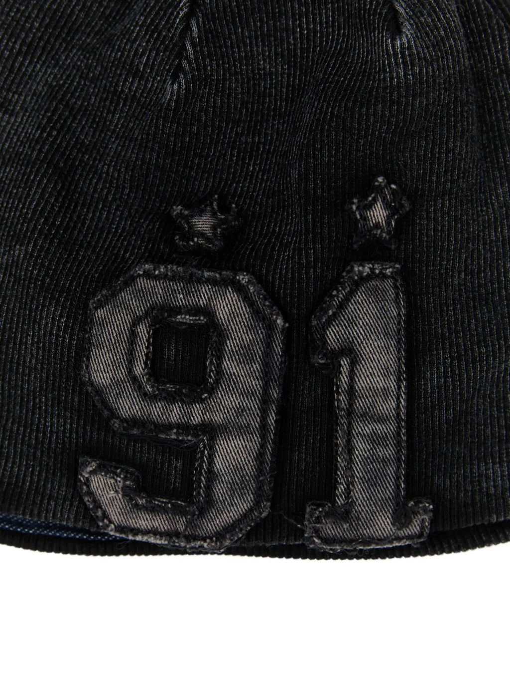Men's Washed Denim Ribbed Beanie ID511