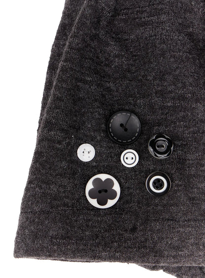 Button Decor Beanie IO506