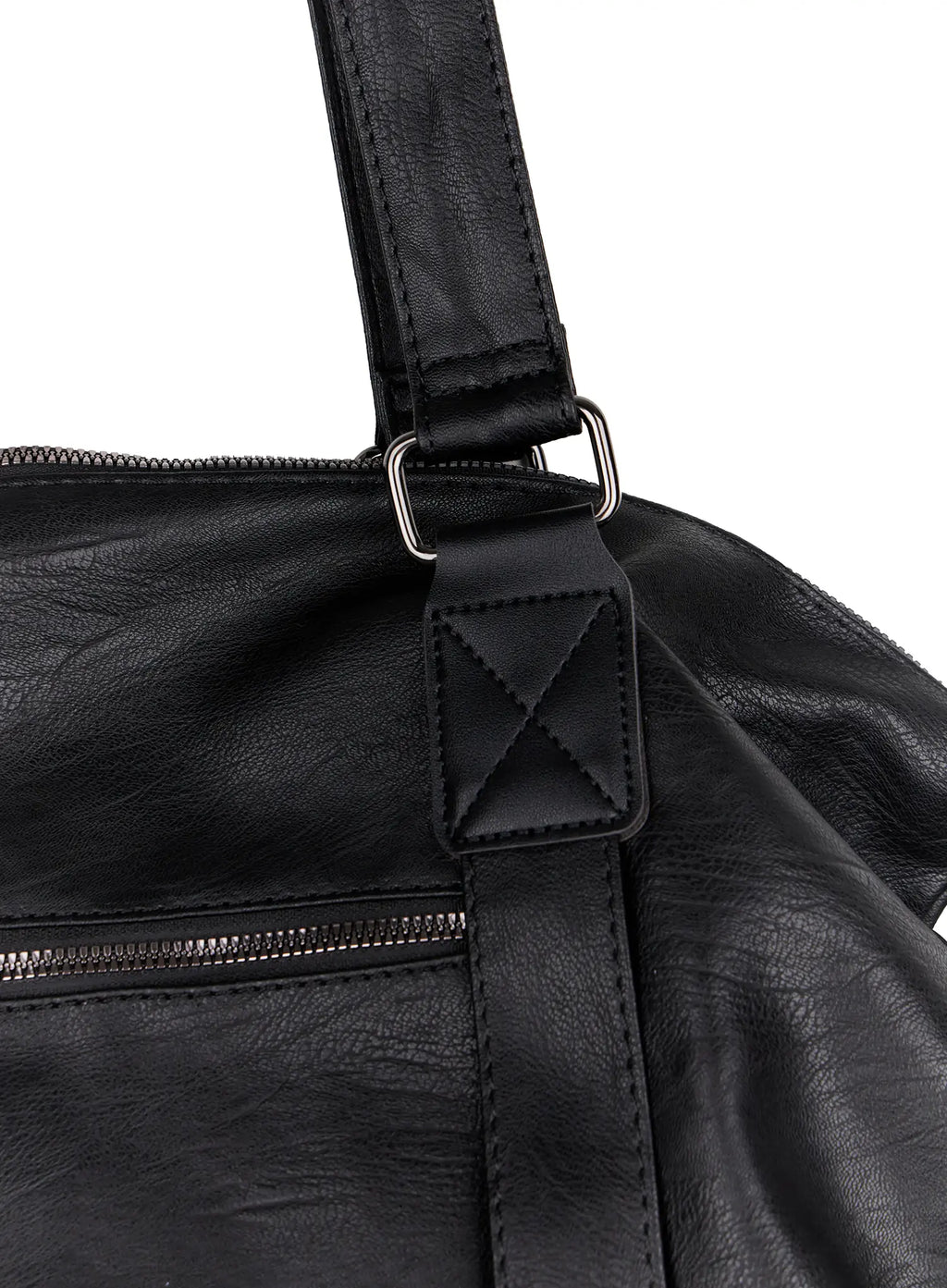 Faux Leather Tote Bag IO506