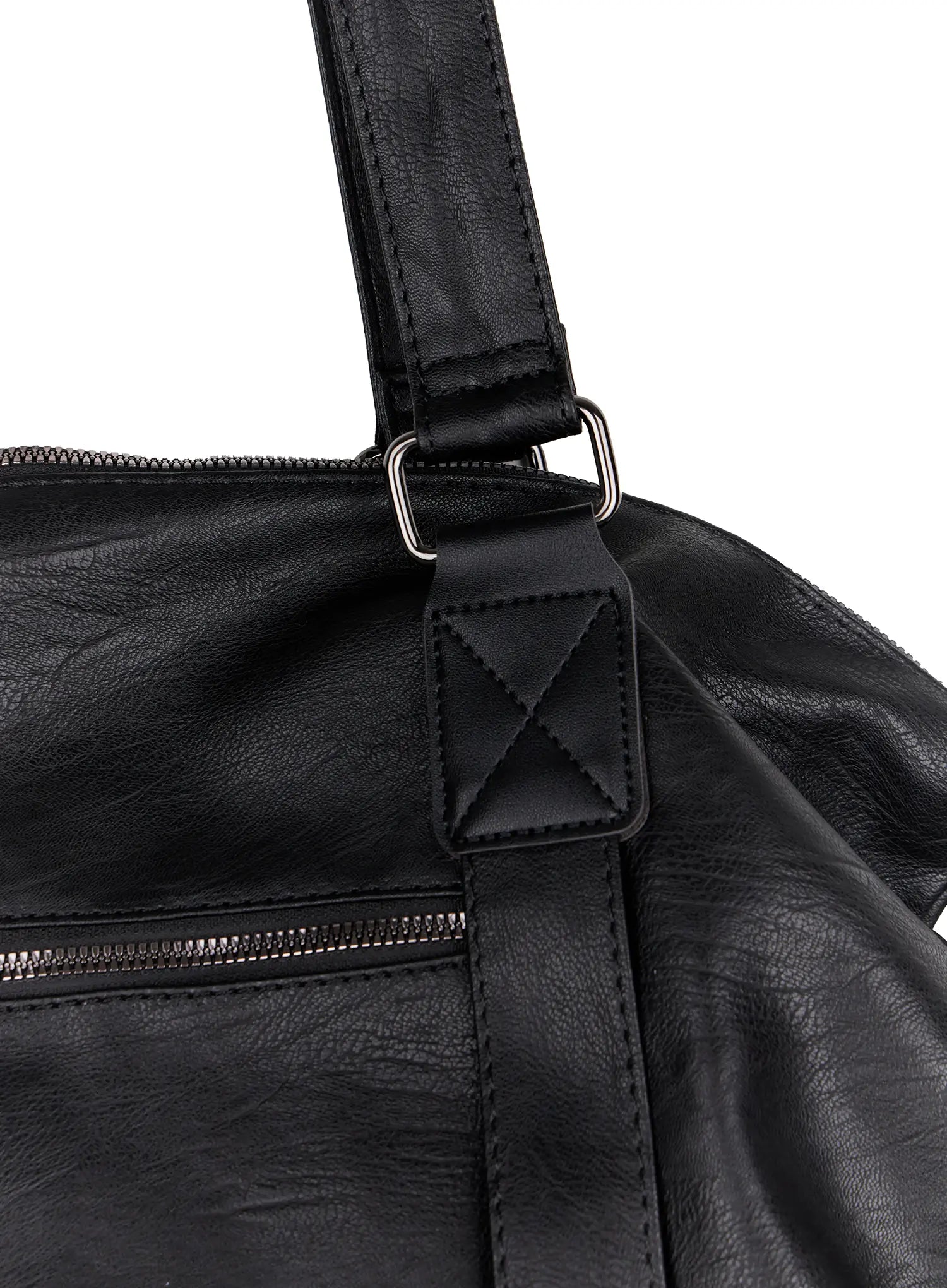 Faux Leather Tote Bag IO506