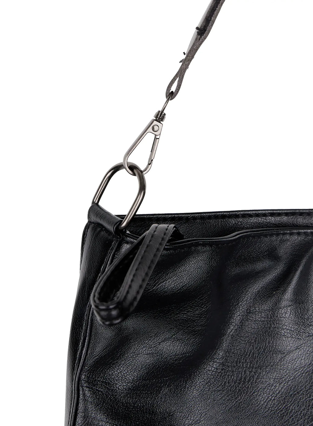 Faux Leather Crossbody Bag IO528