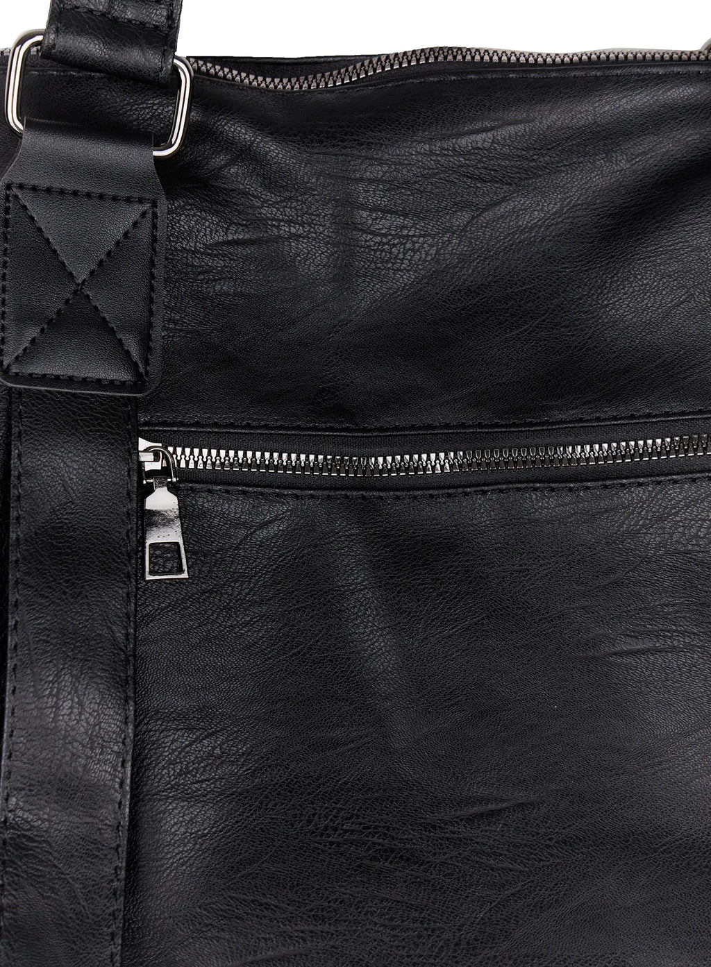 Faux Leather Tote Bag IO506