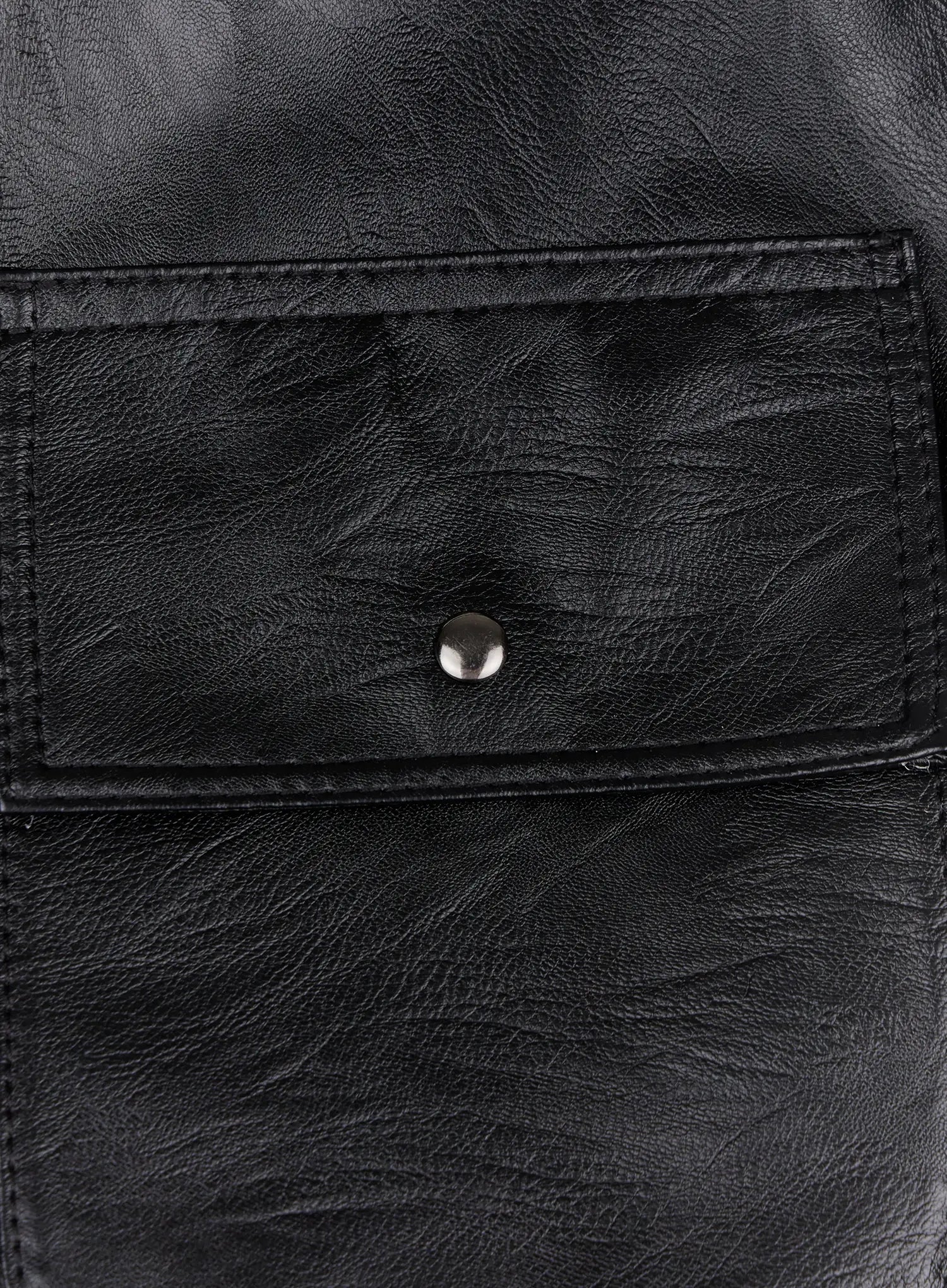 Versatile Shoulder Bag in Faux Leather IO502