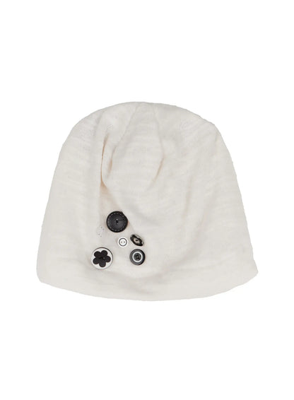 Button Decor Beanie IO506