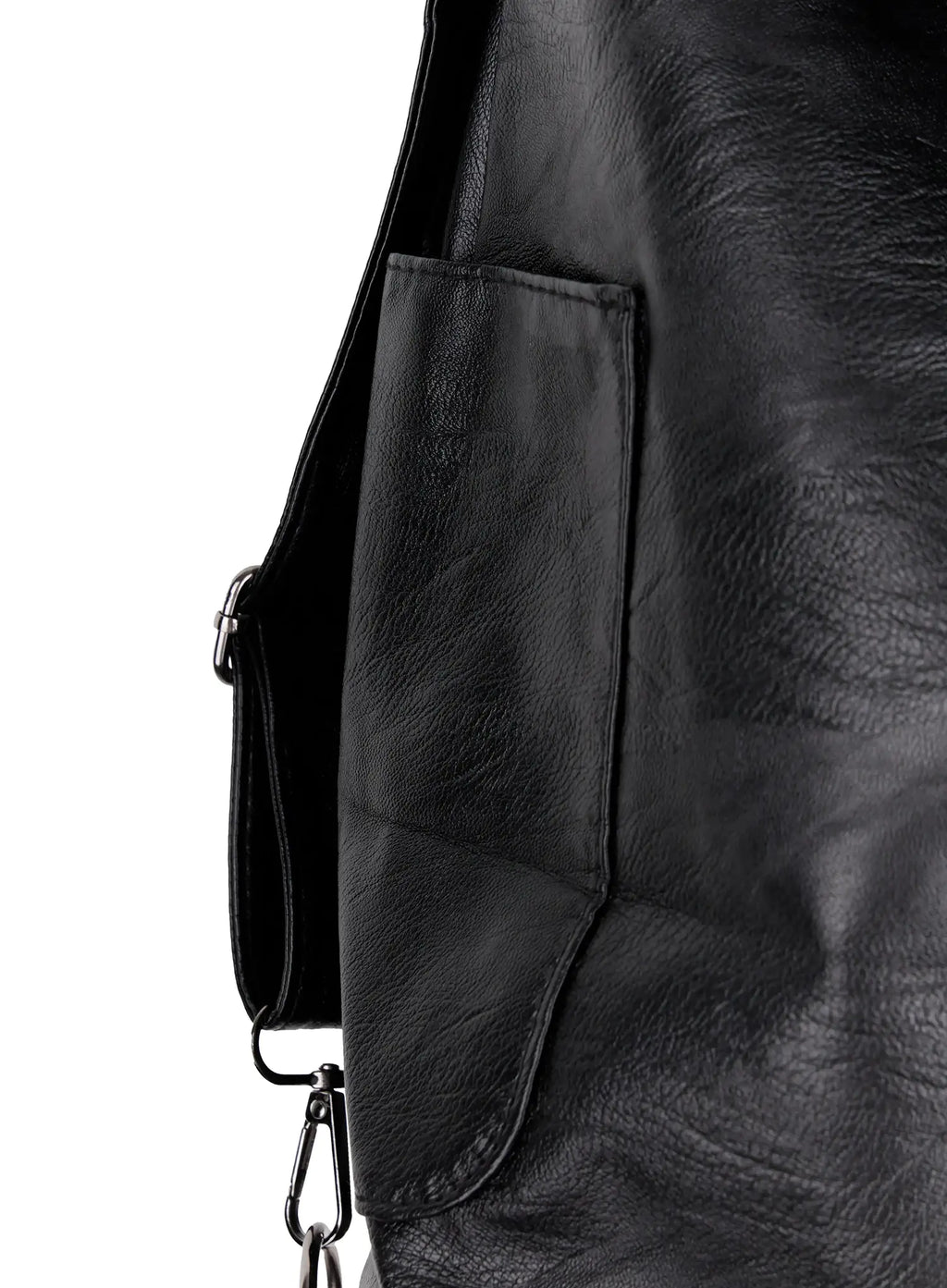 Versatile Shoulder Bag in Faux Leather IO502