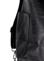 Versatile Shoulder Bag in Faux Leather IO502