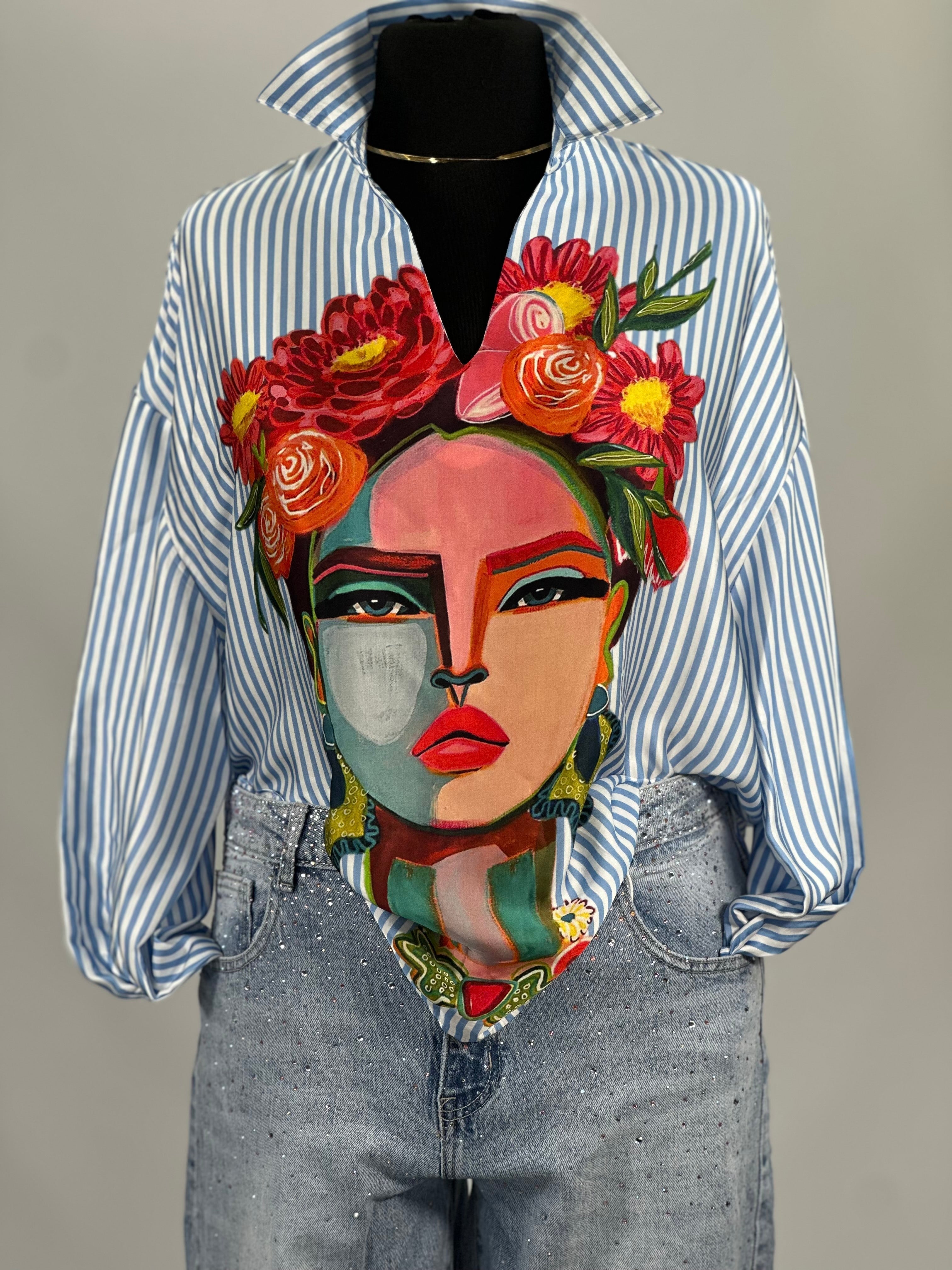 Frida | Blouse Satin Glossy