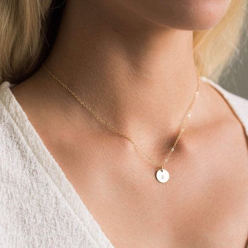 Delicate Name Pendant – Gepersonaliseerde Ketting met Initiaal