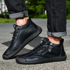 Christian | Nubuck Leather Shoes with Zip