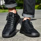 Christian | Nubuck Leather Shoes with Zip