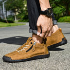Christian | Nubuck Leather Shoes with Zip