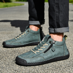 Christian | Nubuck Leather Shoes with Zip