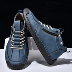 Christian | Nubuck Leather Shoes with Zip