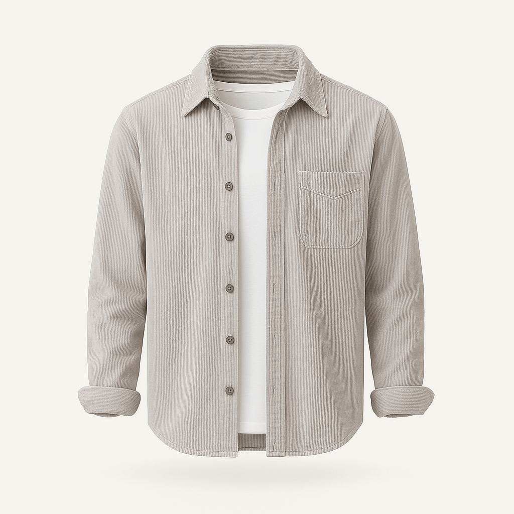 Hamdun – Corduroy Shirt with Buttons