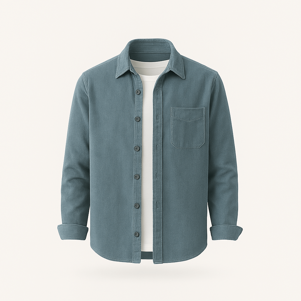 Hamdun – Corduroy Shirt with Buttons