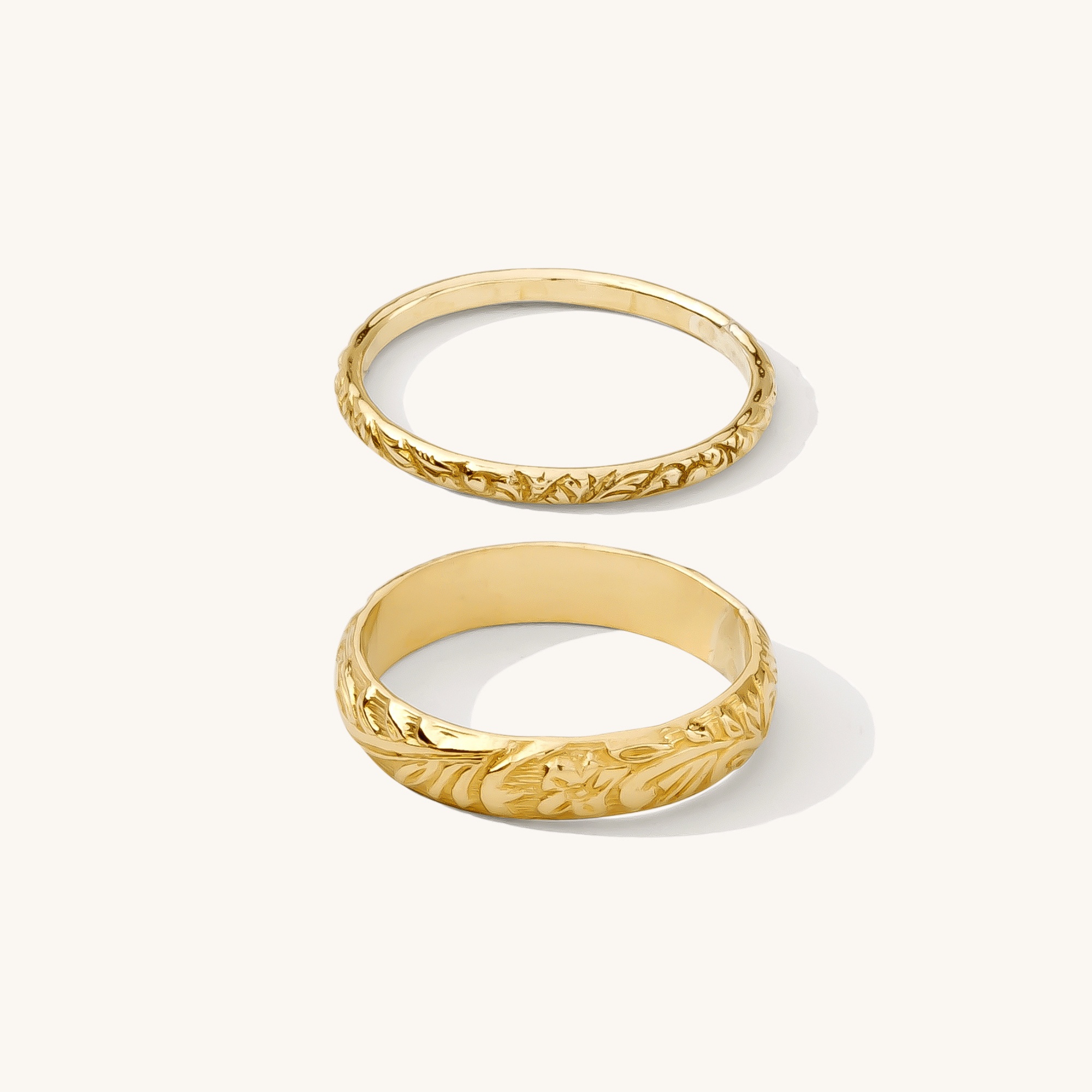 Flower Ring Set