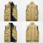 Crispin – Sleeveless Gilet with Multiple Pockets