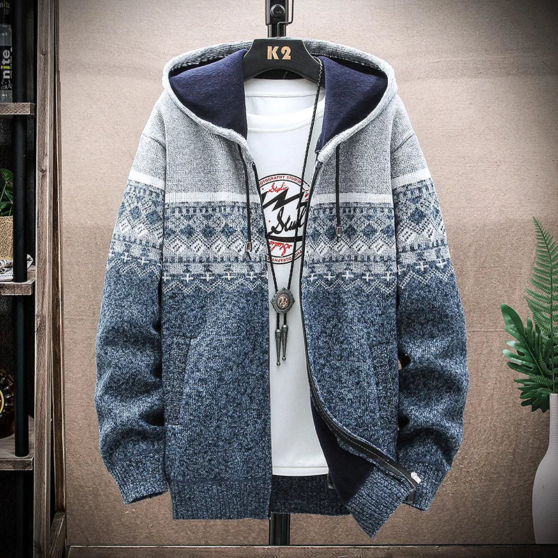 Maxx | Winter Checked Hoodie Pullover