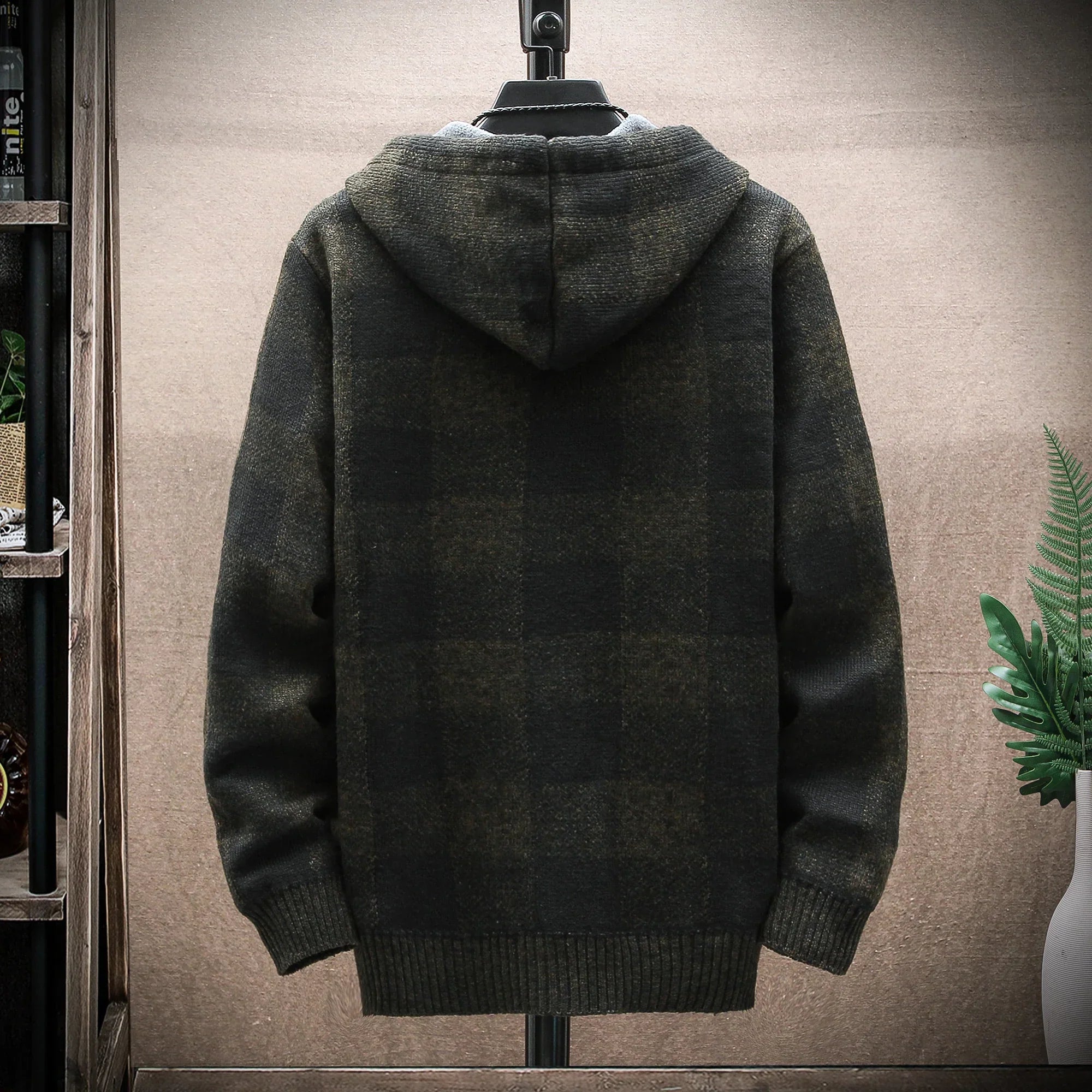 Maxx | Winter Checked Hoodie Pullover