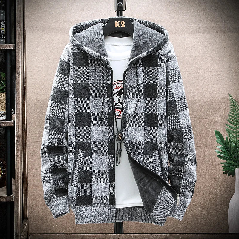 Maxx | Winter Checked Hoodie Pullover