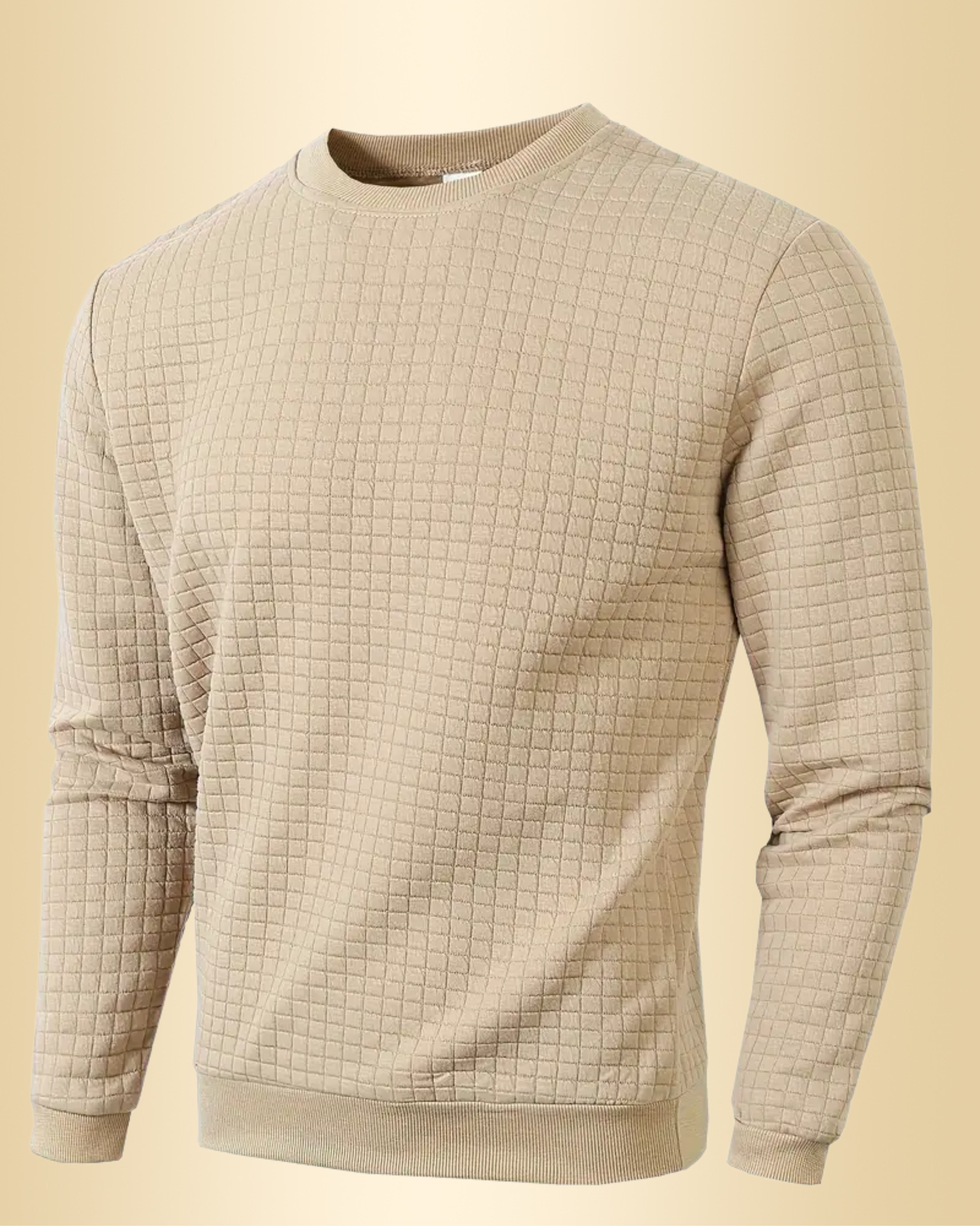Andreas Herren Pullover – Boho Check, Langarm, Gemütlich