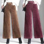 Velvet Flared Trousers – Women's Chic Style