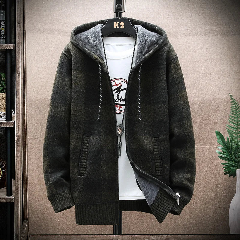 Maxx | Winter Checked Hoodie Pullover