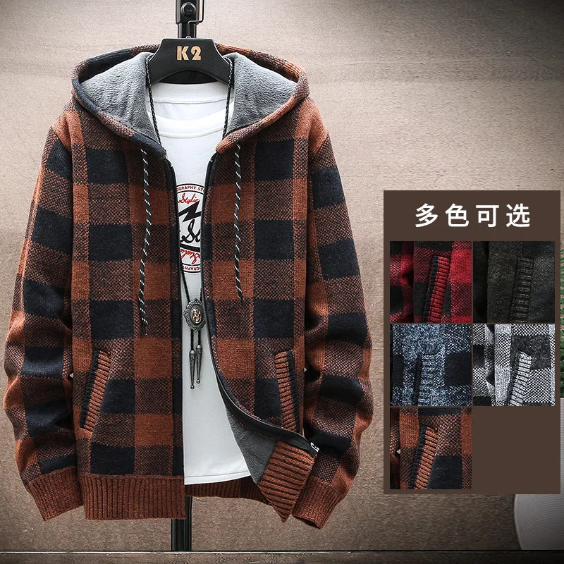 Maxx | Winter Checked Hoodie Pullover
