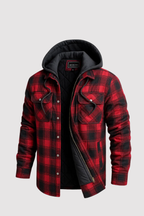 Kaspar - Checked Zip-up Jacket