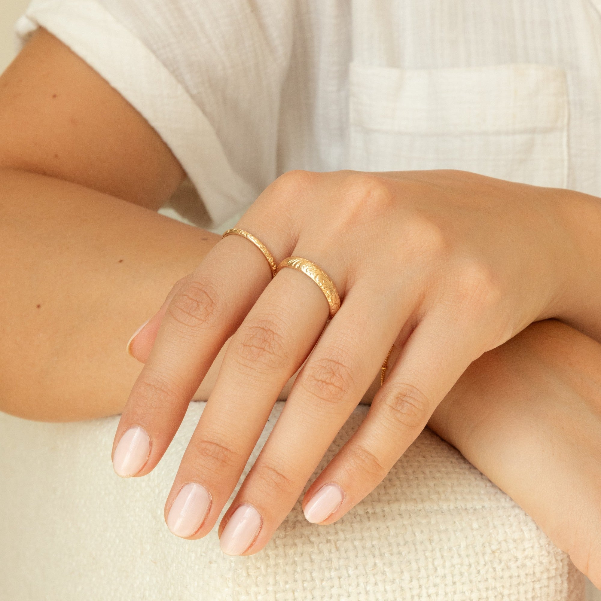 Flower Ring Set