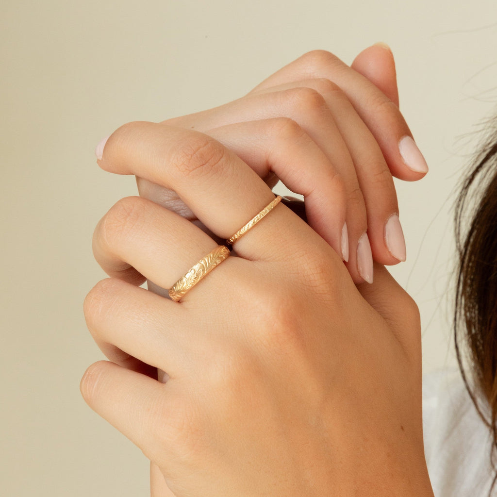 Flower Ring Set