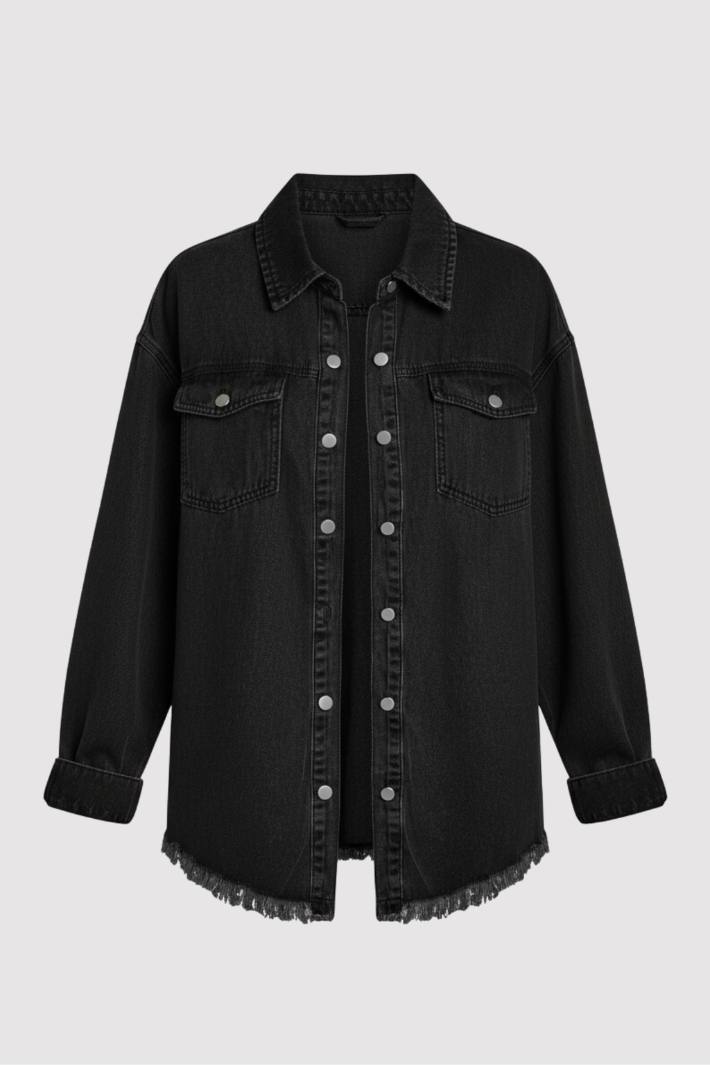 Jolien – Long-Sleeve Denim Jacket with Pockets