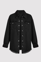 Jolien – Long-Sleeve Denim Jacket with Pockets