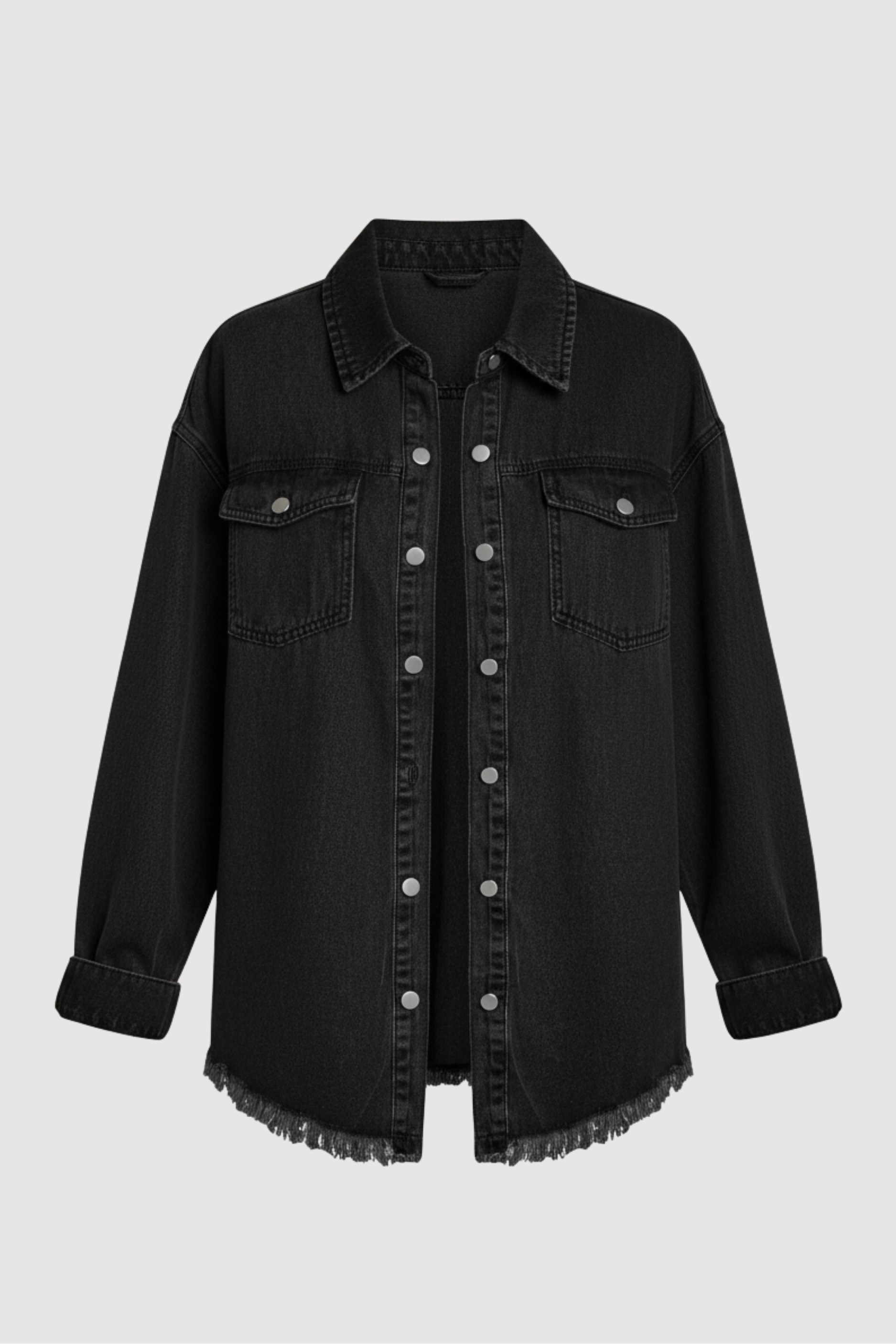 Jolien – Long-Sleeve Denim Jacket with Pockets