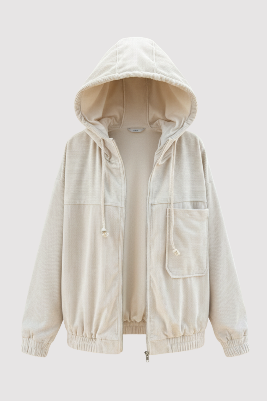 Marta Women's Cord Hooded Jacket – Casual, Warm & Comfortable
