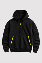 Ludomir – Long Sleeve Hooded Sweatshirt with Multiple Pockets
