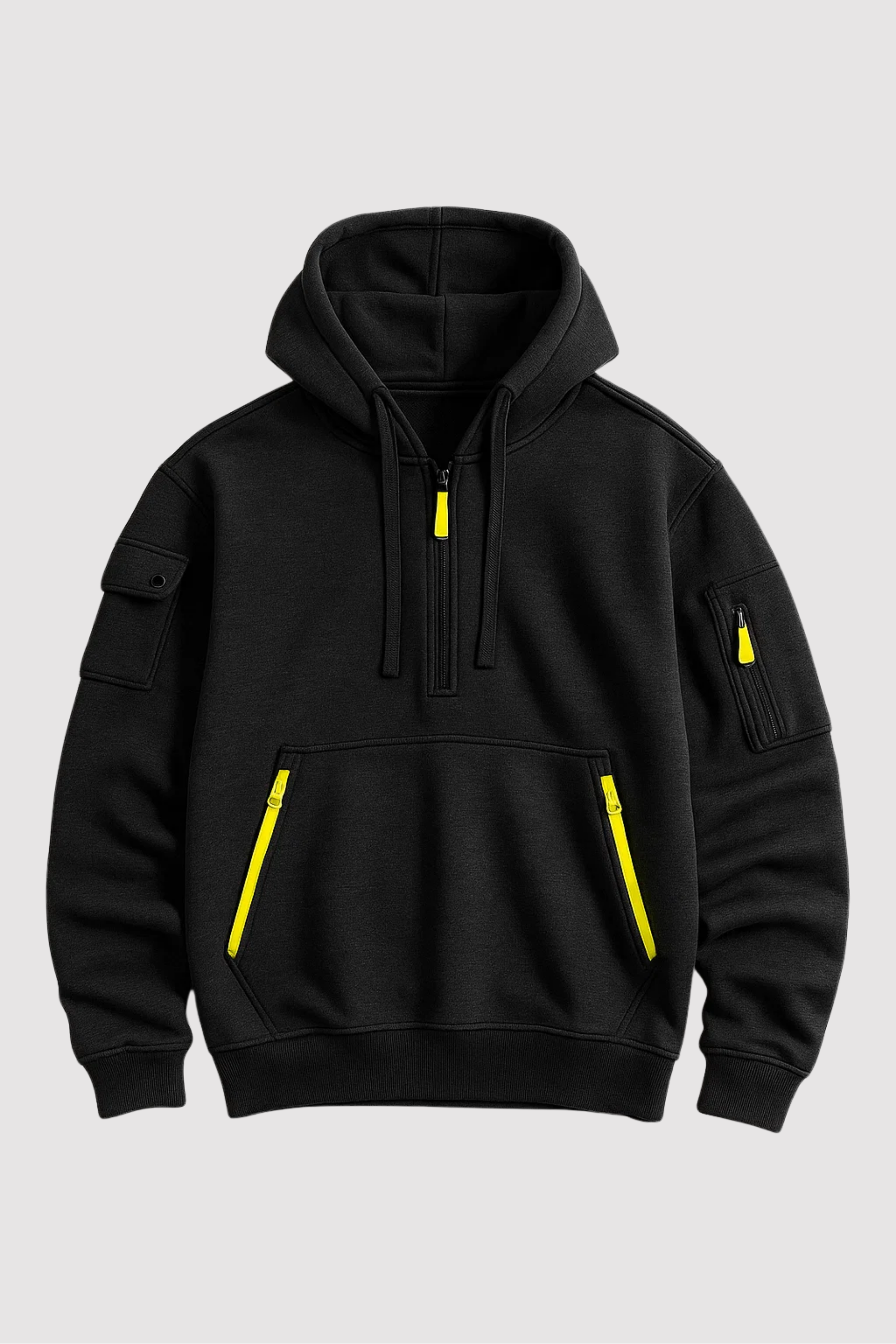 Ludomir – Long Sleeve Hooded Sweatshirt with Multiple Pockets