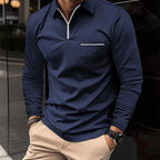 Formfeel Men's Long Sleeve Polo Shirt