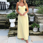 Elegant Lace-Up Dress