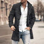 Franck | Long-Sleeved Jacket with Buttons and Tartan Pattern