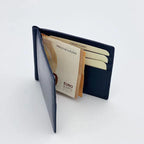 Men's Nappa Leather Wallet with Underwire Blue 579