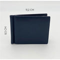 Men's Nappa Leather Wallet with Underwire Blue 579