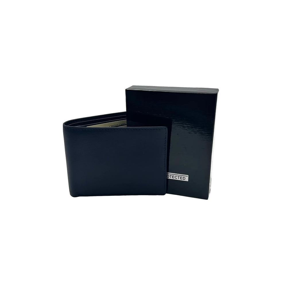 Men's Small Wallet with All Cards 596/2 Blue