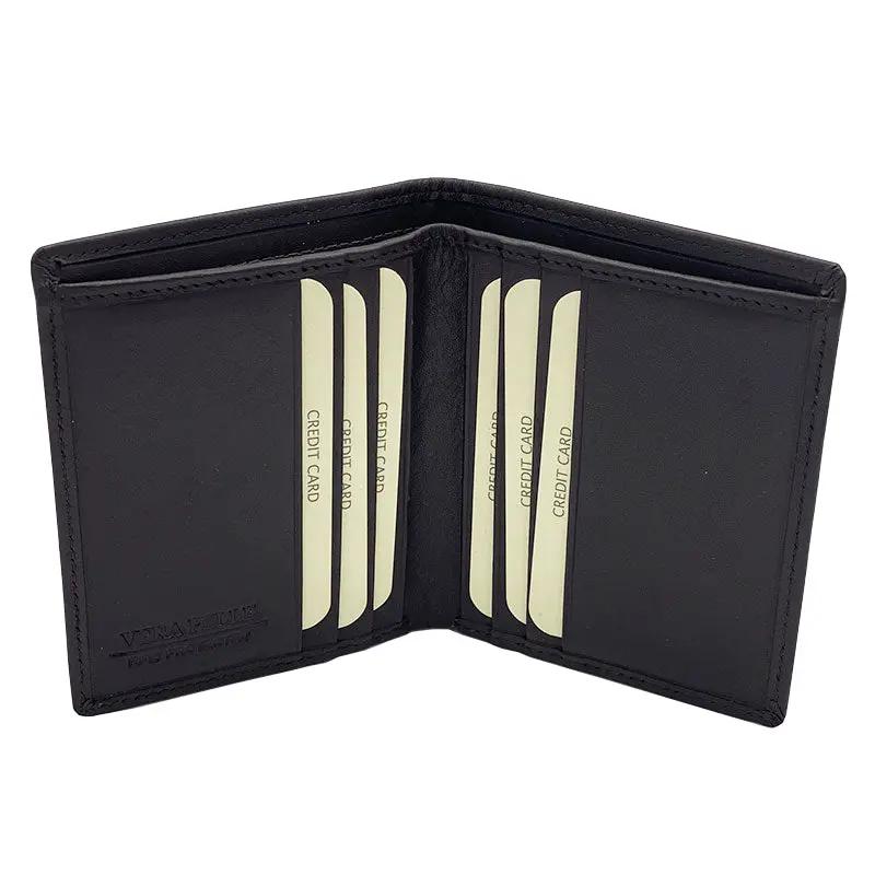 Small Vertical Wallet Nappa Moro 8103