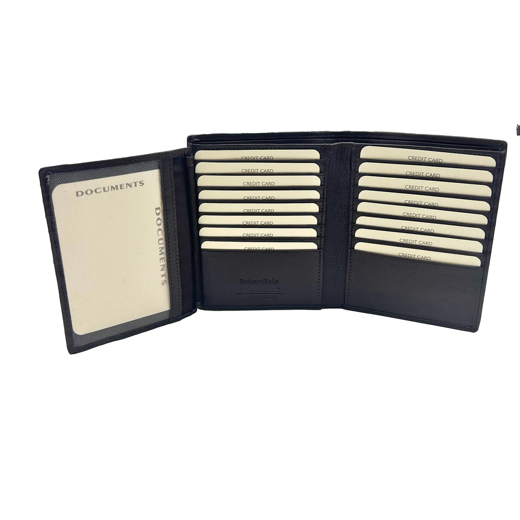 T. Moro Large Vertical Wallet with All Cards