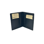 Classic Size Vertical All Card Wallet Black